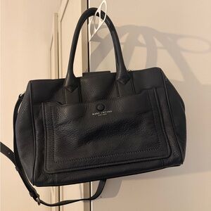 Marc Jacobs Navy Blue Leather Tote Bag Like New